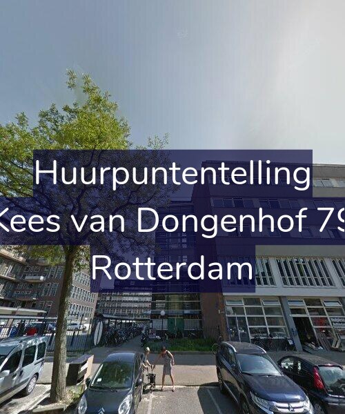 Foto gevel Huurpuntentelling voor Kees van Dongenhof 79, Rotterdam
