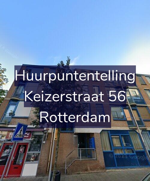 Foto gevel Huurpuntentelling voor Keizerstraat 56, Rotterdam