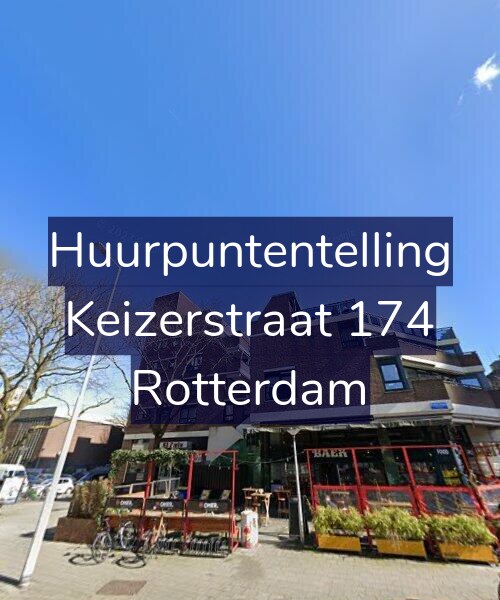 Foto gevel Huurpuntentelling voor Keizerstraat 174, Rotterdam