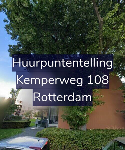 Foto gevel Huurpuntentelling voor Kemperweg 108, Rotterdam