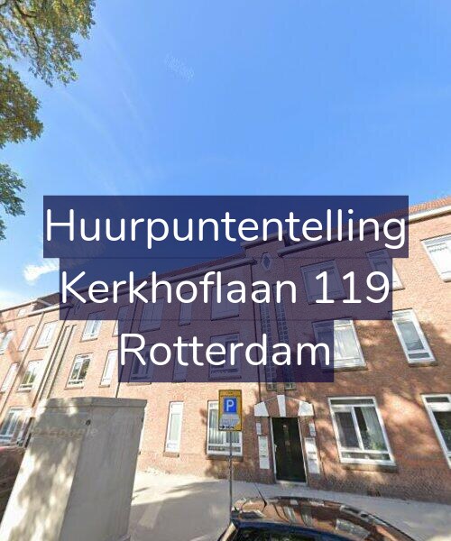 Foto gevel Huurpuntentelling voor Kerkhoflaan 119, Rotterdam