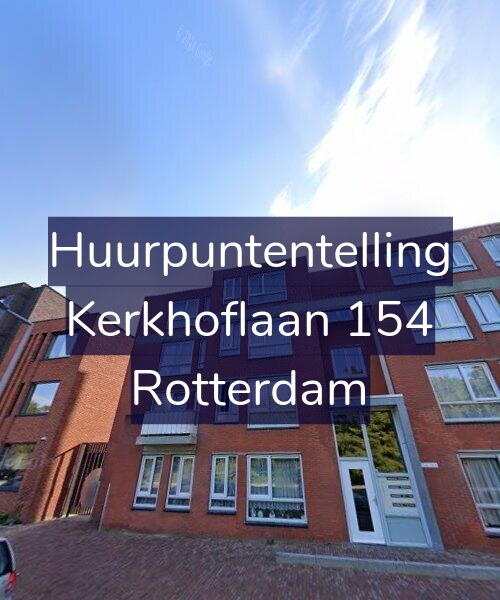 Foto gevel Huurpuntentelling voor Kerkhoflaan 154, Rotterdam