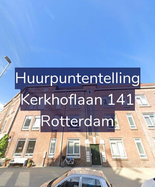 Foto gevel Huurpuntentelling voor Kerkhoflaan 141, Rotterdam