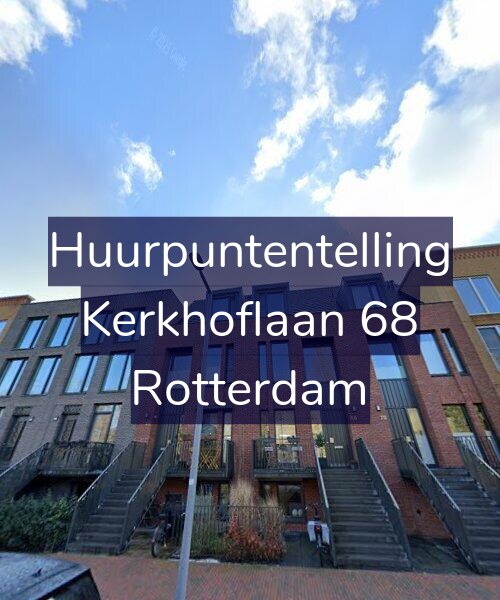 Foto gevel Huurpuntentelling voor Kerkhoflaan 68, Rotterdam