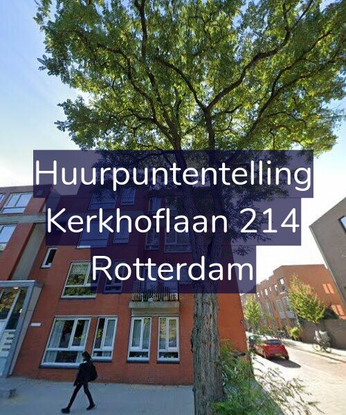 Foto gevel Huurpuntentelling voor Kerkhoflaan 214, Rotterdam