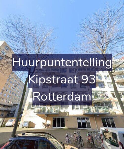 Foto gevel Huurpuntentelling voor Kipstraat 93, Rotterdam