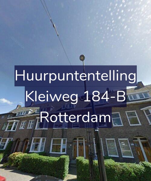 Foto gevel Huurpuntentelling voor Kleiweg 184-B, Rotterdam