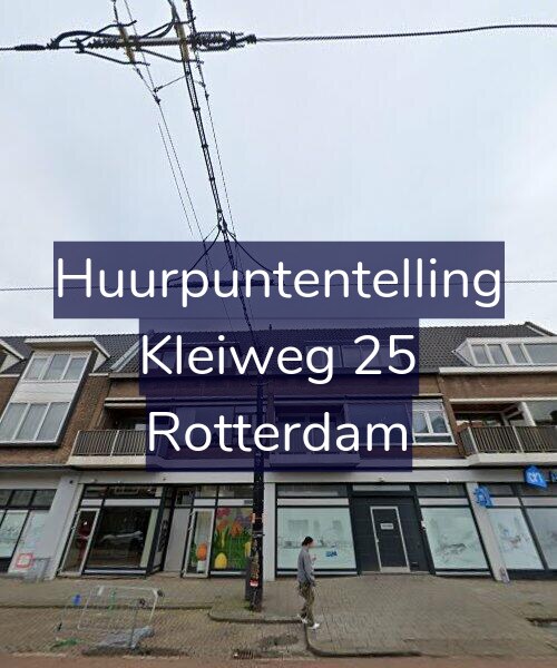 Foto gevel Huurpuntentelling voor Kleiweg 25, Rotterdam