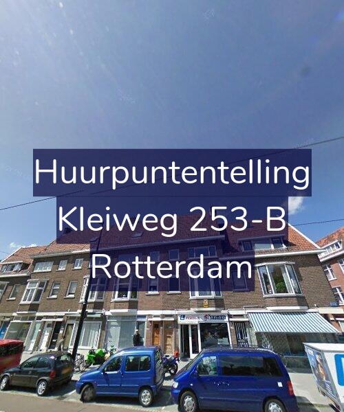 Foto gevel Huurpuntentelling voor Kleiweg 253-B, Rotterdam