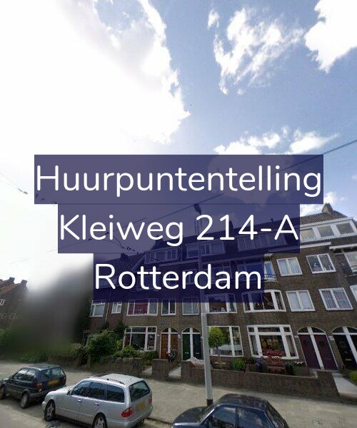Foto gevel Huurpuntentelling voor Kleiweg 214-A, Rotterdam
