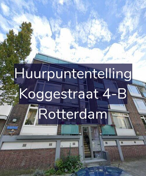 Foto gevel Huurpuntentelling voor Koggestraat 4-B, Rotterdam
