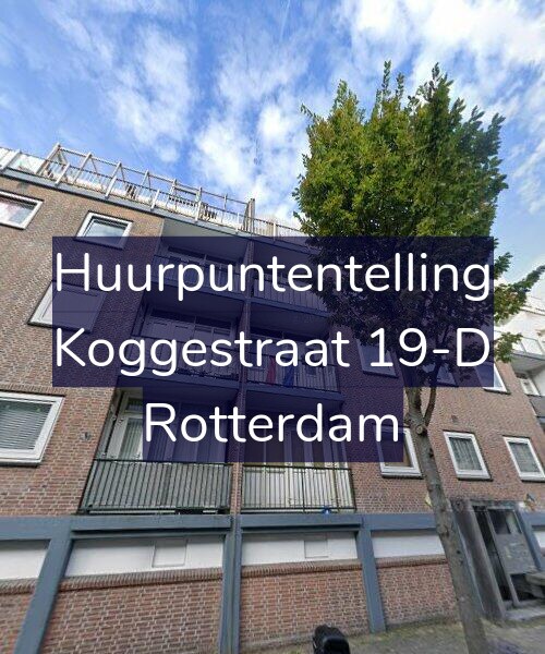 Foto gevel Huurpuntentelling voor Koggestraat 19-D, Rotterdam