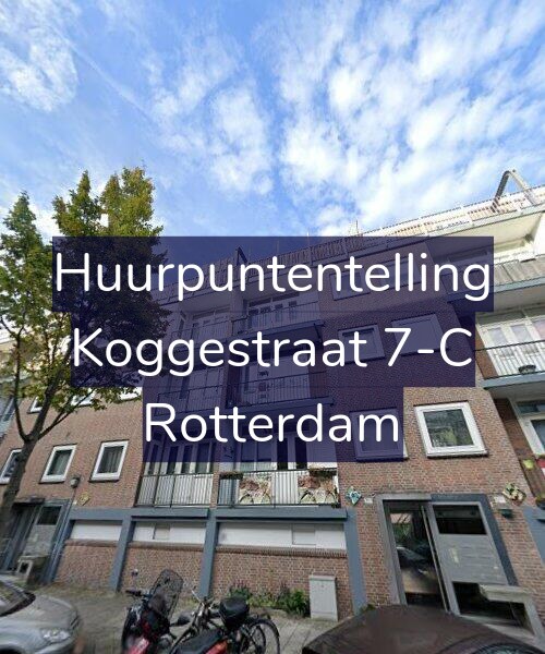 Foto gevel Huurpuntentelling voor Koggestraat 7-C, Rotterdam
