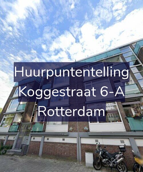 Foto gevel Huurpuntentelling voor Koggestraat 6-A, Rotterdam