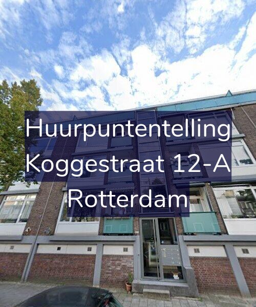 Foto gevel Huurpuntentelling voor Koggestraat 12-A, Rotterdam