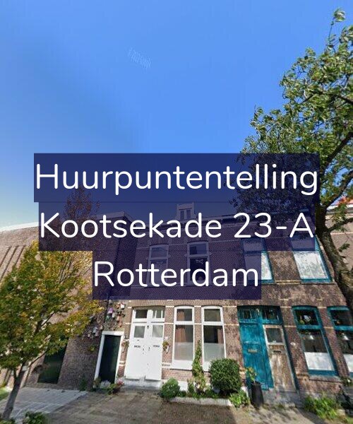 Foto gevel Huurpuntentelling voor Kootsekade 23-A, Rotterdam