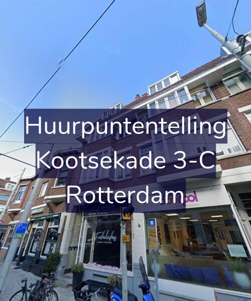 Foto gevel Huurpuntentelling voor Kootsekade 3-C, Rotterdam