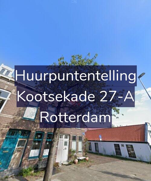 Foto gevel Huurpuntentelling voor Kootsekade 27-A, Rotterdam