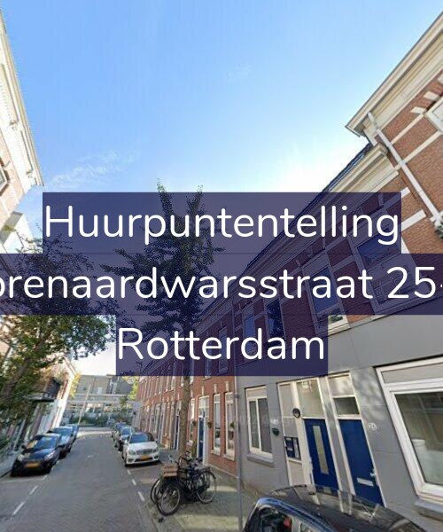 Foto gevel Huurpuntentelling voor Korenaardwarsstraat 25-A, Rotterdam