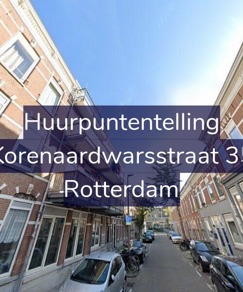 Foto gevel Huurpuntentelling voor Korenaardwarsstraat 35, Rotterdam