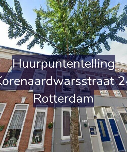Foto gevel Huurpuntentelling voor Korenaardwarsstraat 24, Rotterdam
