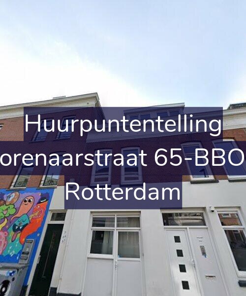 Foto gevel Huurpuntentelling voor Korenaarstraat 65-BBOR, Rotterdam
