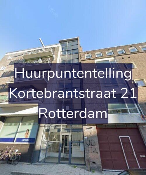 Foto gevel Huurpuntentelling voor Kortebrantstraat 21, Rotterdam