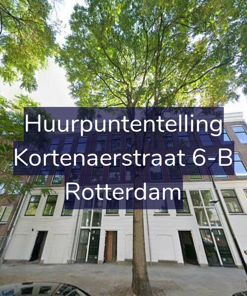 Foto gevel Huurpuntentelling voor Kortenaerstraat 6-B, Rotterdam
