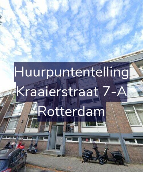 Foto gevel Huurpuntentelling voor Kraaierstraat 7-A, Rotterdam