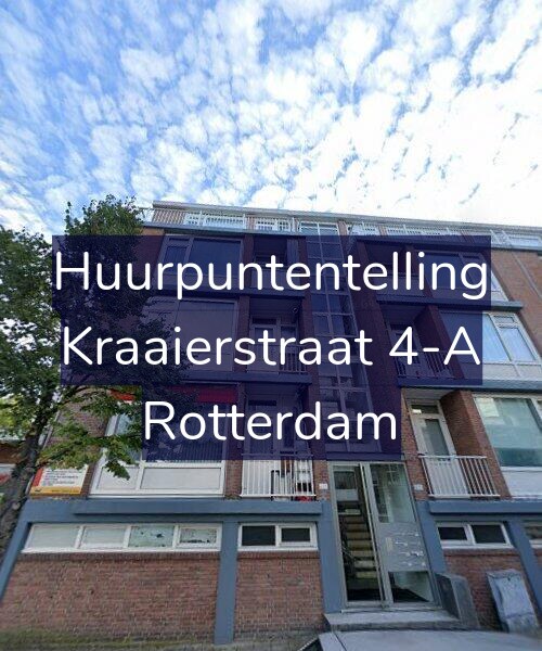 Foto gevel Huurpuntentelling voor Kraaierstraat 4-A, Rotterdam