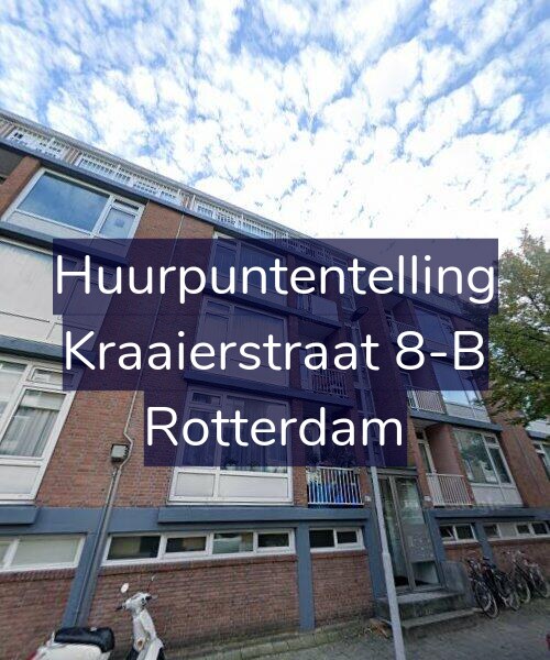 Foto gevel Huurpuntentelling voor Kraaierstraat 8-B, Rotterdam