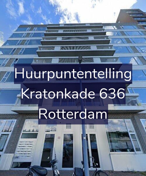 Foto gevel Huurpuntentelling voor Kratonkade 636, Rotterdam