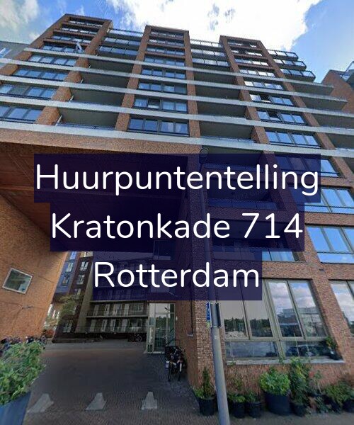 Foto gevel Huurpuntentelling voor Kratonkade 714, Rotterdam