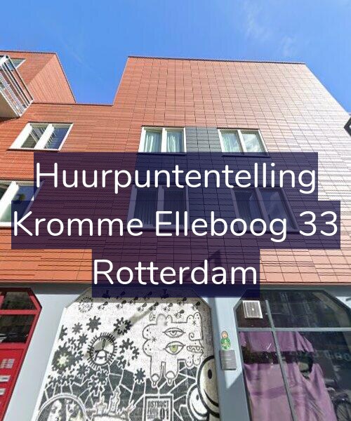 Foto gevel Huurpuntentelling voor Kromme Elleboog 33, Rotterdam