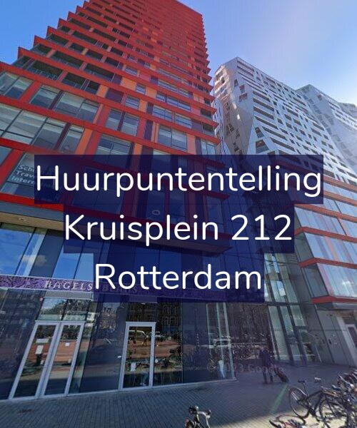 Foto gevel Huurpuntentelling voor Kruisplein 212, Rotterdam