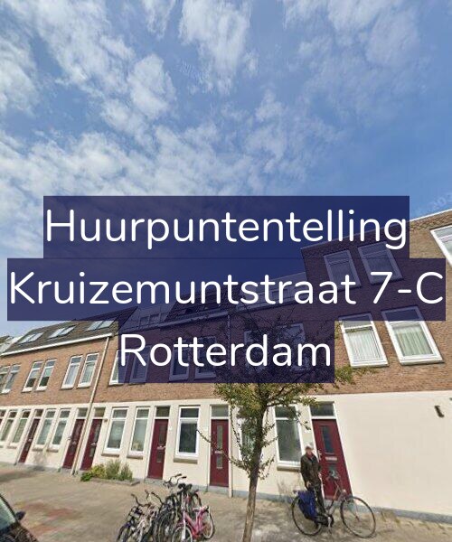 Foto gevel Huurpuntentelling voor Kruizemuntstraat 7-C, Rotterdam