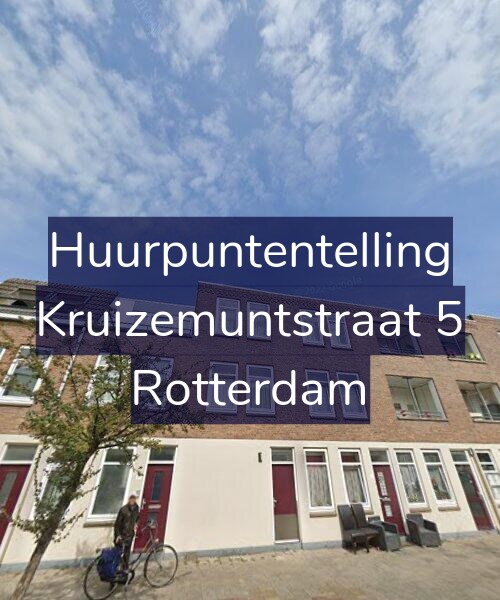 Foto gevel Huurpuntentelling voor Kruizemuntstraat 5, Rotterdam