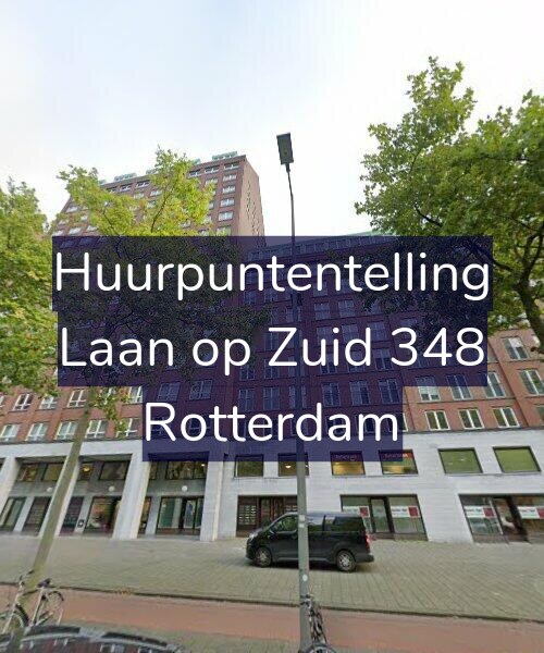 Foto gevel Huurpuntentelling voor Laan op Zuid 348, Rotterdam