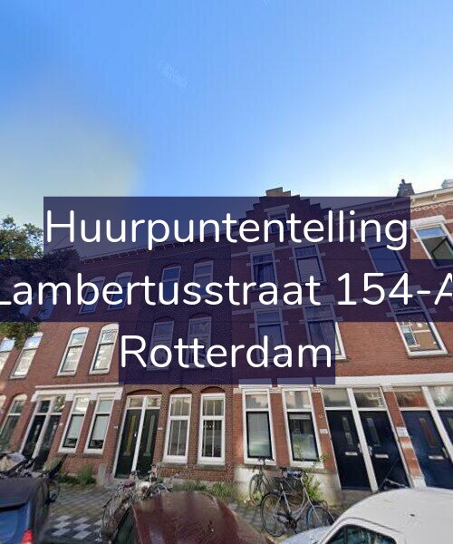 Foto gevel Huurpuntentelling voor Lambertusstraat 154-A, Rotterdam