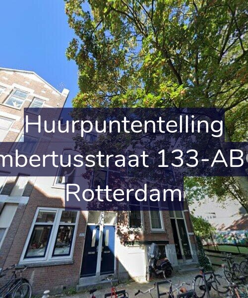 Foto gevel Huurpuntentelling voor Lambertusstraat 133-ABOA, Rotterdam