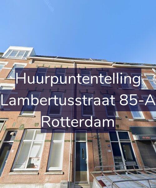 Foto gevel Huurpuntentelling voor Lambertusstraat 85-A, Rotterdam