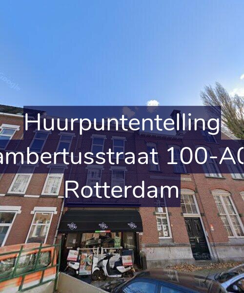 Foto gevel Huurpuntentelling voor Lambertusstraat 100-A01, Rotterdam