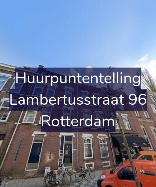 Foto gevel Huurpuntentelling voor Lambertusstraat 96, Rotterdam