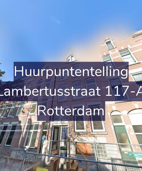 Foto gevel Huurpuntentelling voor Lambertusstraat 117-A, Rotterdam