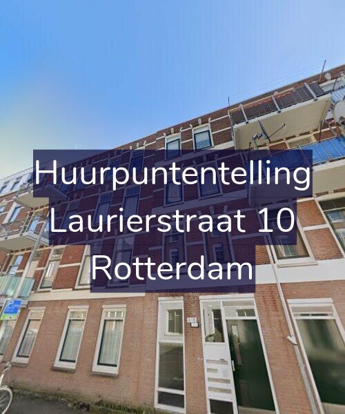 Foto gevel Huurpuntentelling voor Laurierstraat 10, Rotterdam