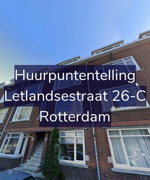 Foto gevel Huurpuntentelling voor Letlandsestraat 26-C, Rotterdam