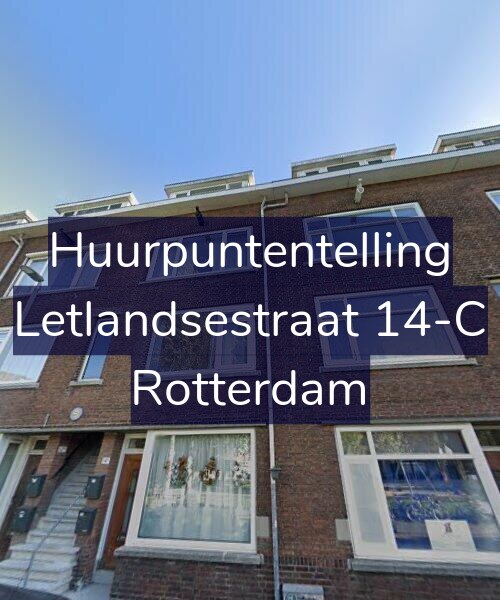 Foto gevel Huurpuntentelling voor Letlandsestraat 14-C, Rotterdam