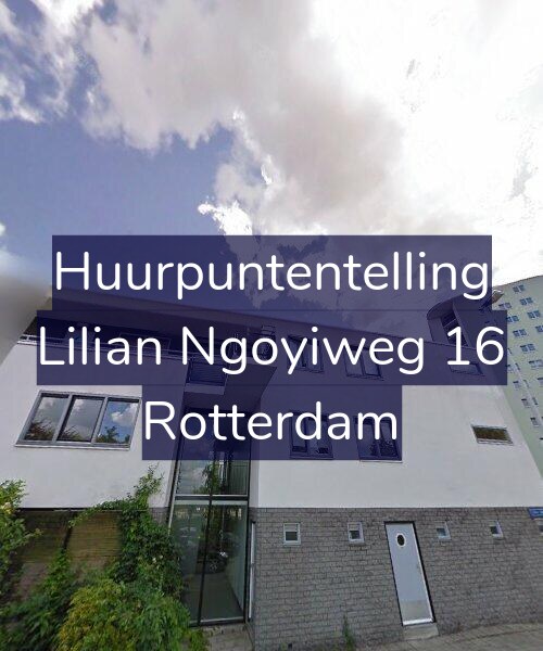 Foto gevel Huurpuntentelling voor Lilian Ngoyiweg 16, Rotterdam