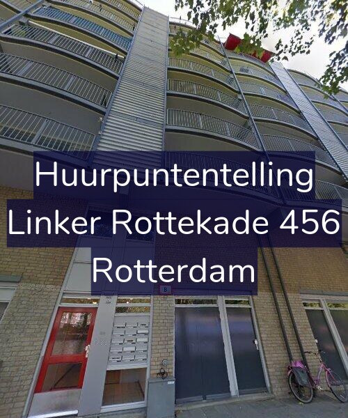 Foto gevel Huurpuntentelling voor Linker Rottekade 456, Rotterdam