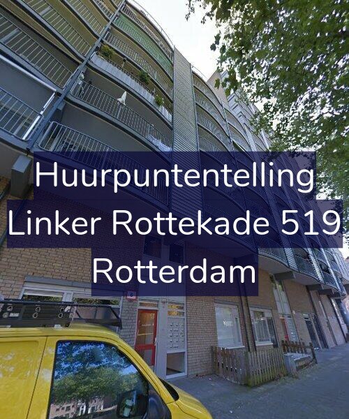Foto gevel Huurpuntentelling voor Linker Rottekade 519, Rotterdam